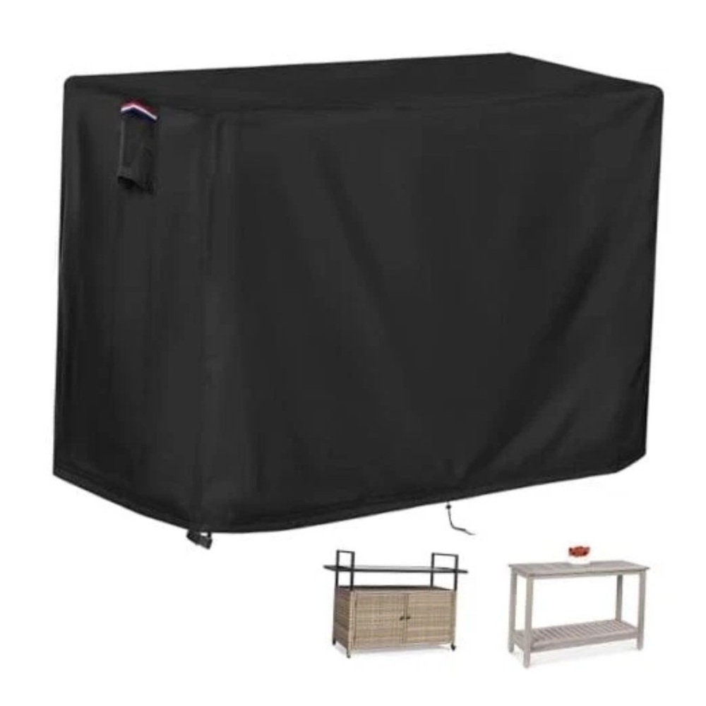 Outdoor Table Cover for Outdoor Bar Buffet Table, 48inch 48"L x 16"W x 30"H